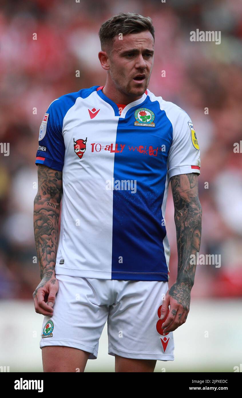 Sheffield, England, 20th August 2022.   Sammie Szmodics of Blackburn Rovers during the Sky Bet Championship match at Bramall Lane, Sheffield. Picture credit should read: Simon Bellis / Sportimage Stock Photo