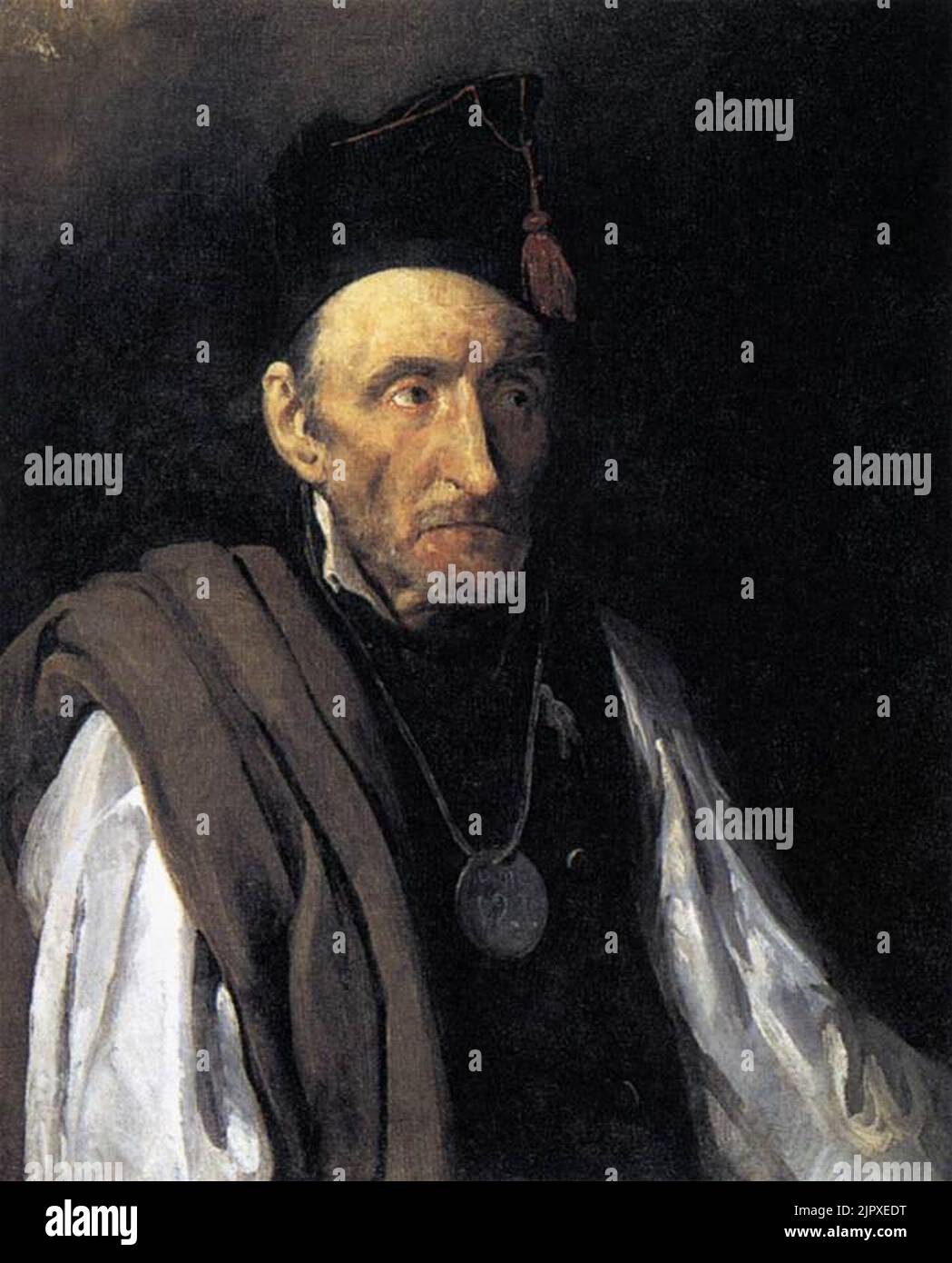 Théodore Géricault - Man with Delusions of Military Command Stock Photo