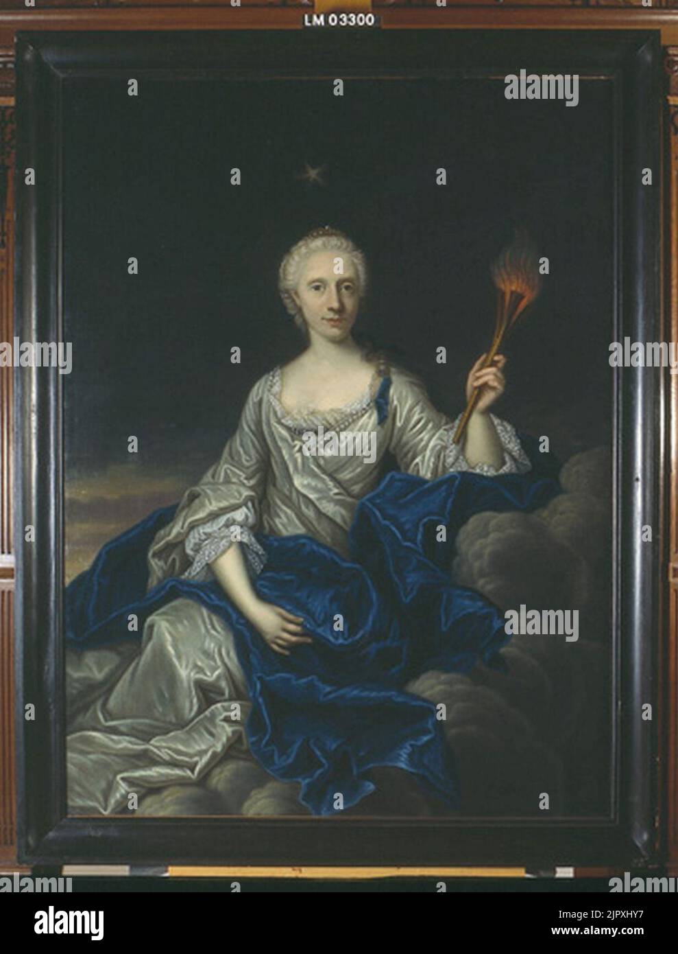 Theodorus Caenen - Bridget Cottrell (1709-1802) Stock Photo