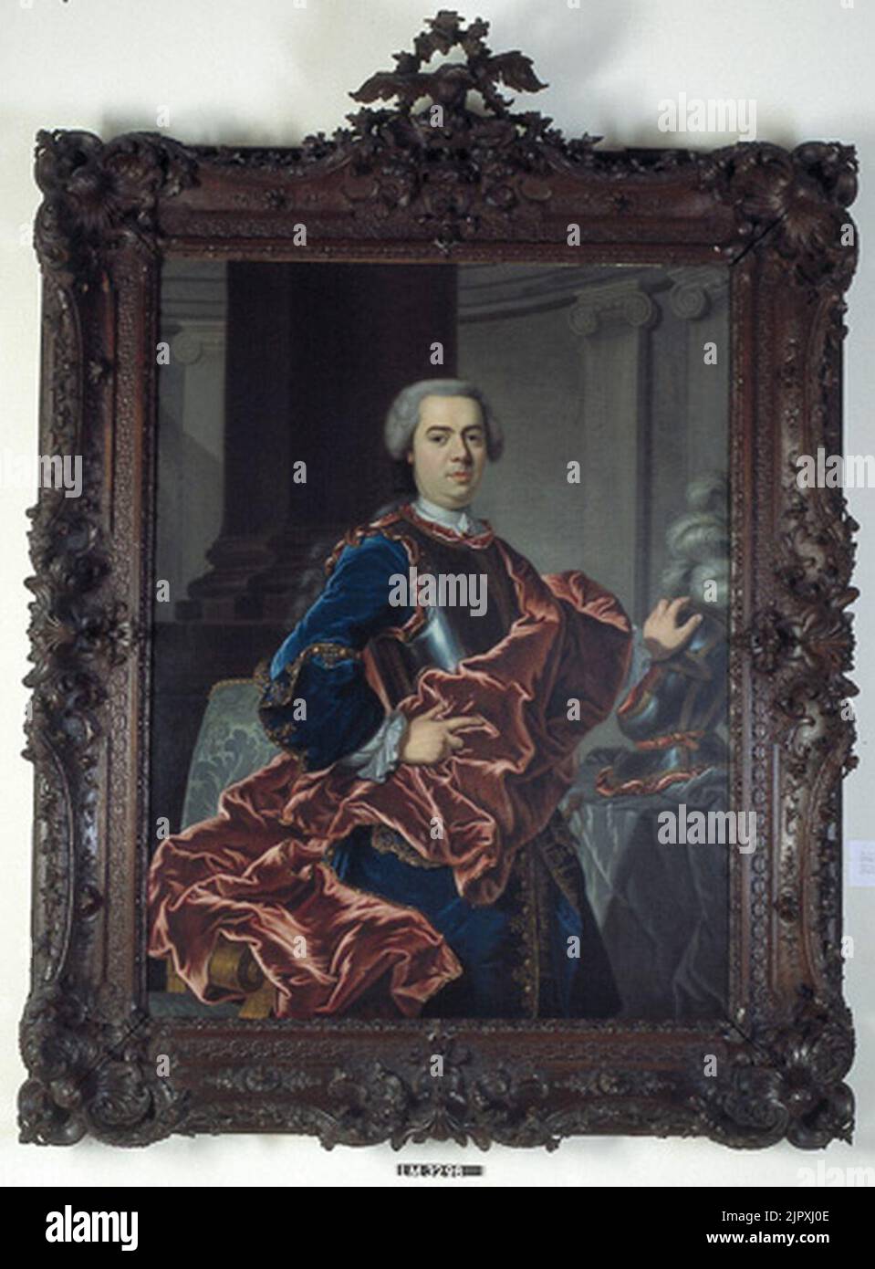 Theodorus Caenen - Jan Daniël d'Ablaing van Giessenburg (1703-1775), heer van Haulchin Stock Photo