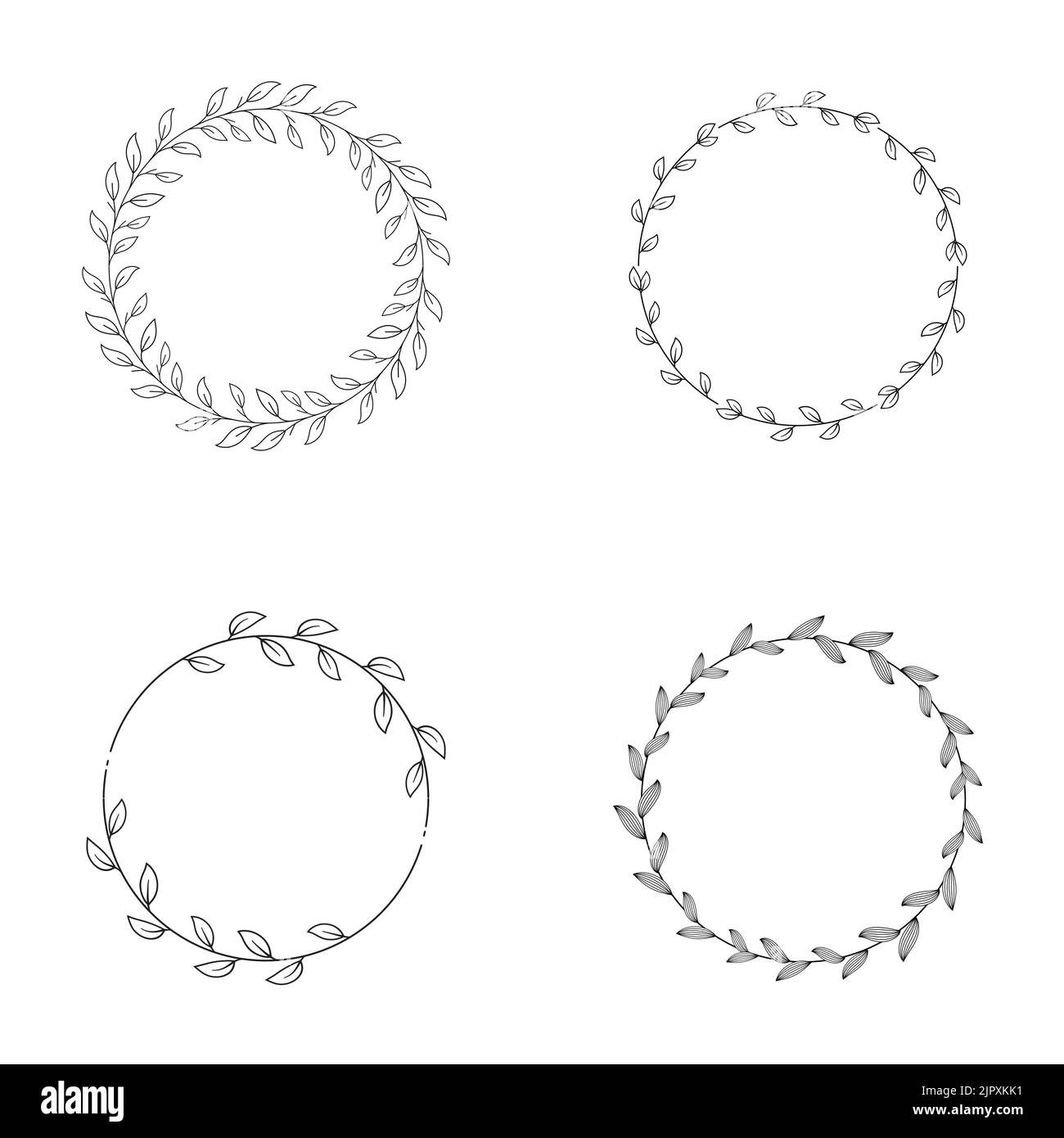 Floral Ornament Wreath Design Vector Stock Vector Image Art Alamy floral-ornament-wreath-design-vector-stock-vector-image-art-alamy
