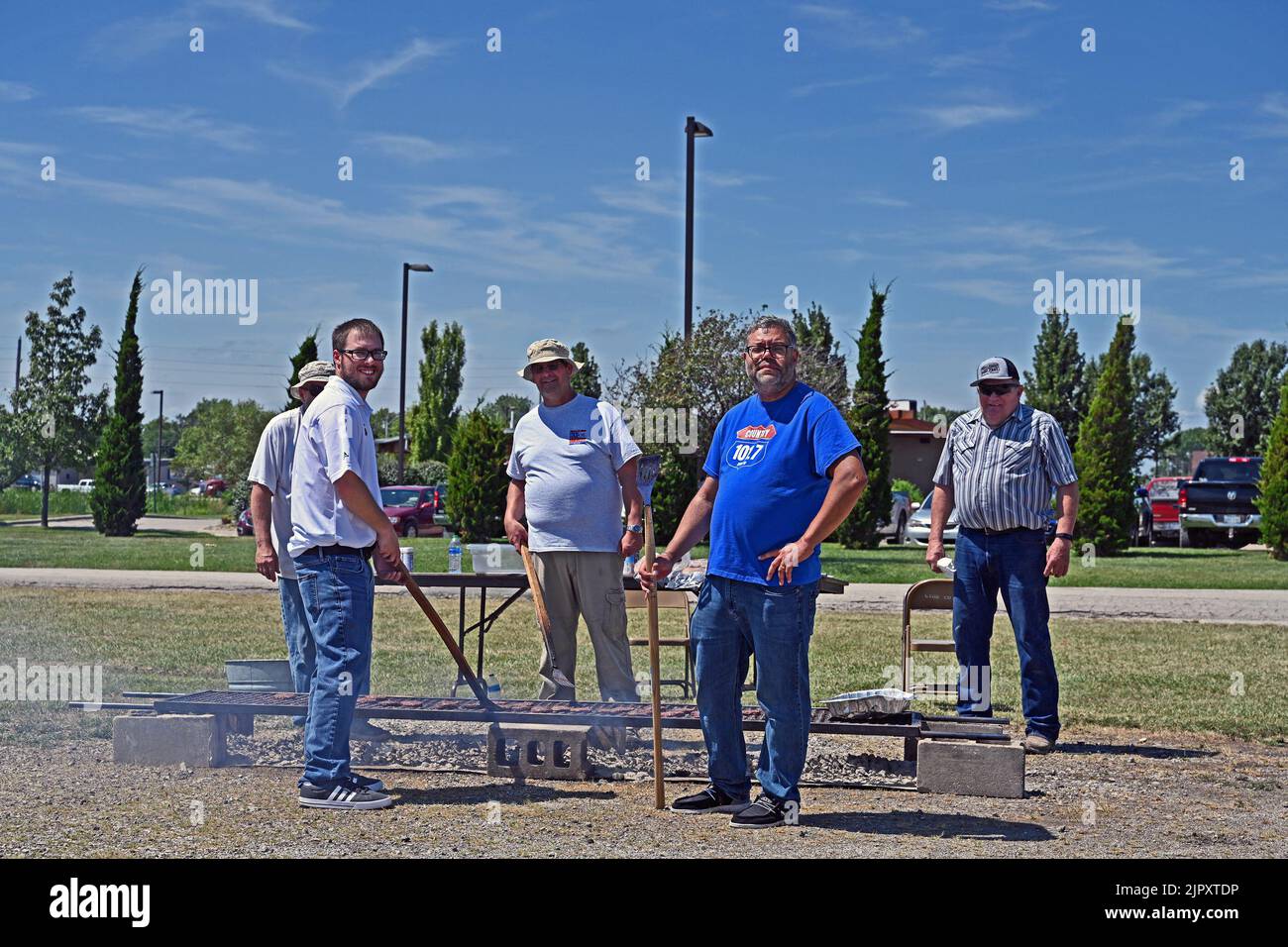 EMPORIA, KANSAS AUGUST 20, 2022 Staff members of KVOE radio station