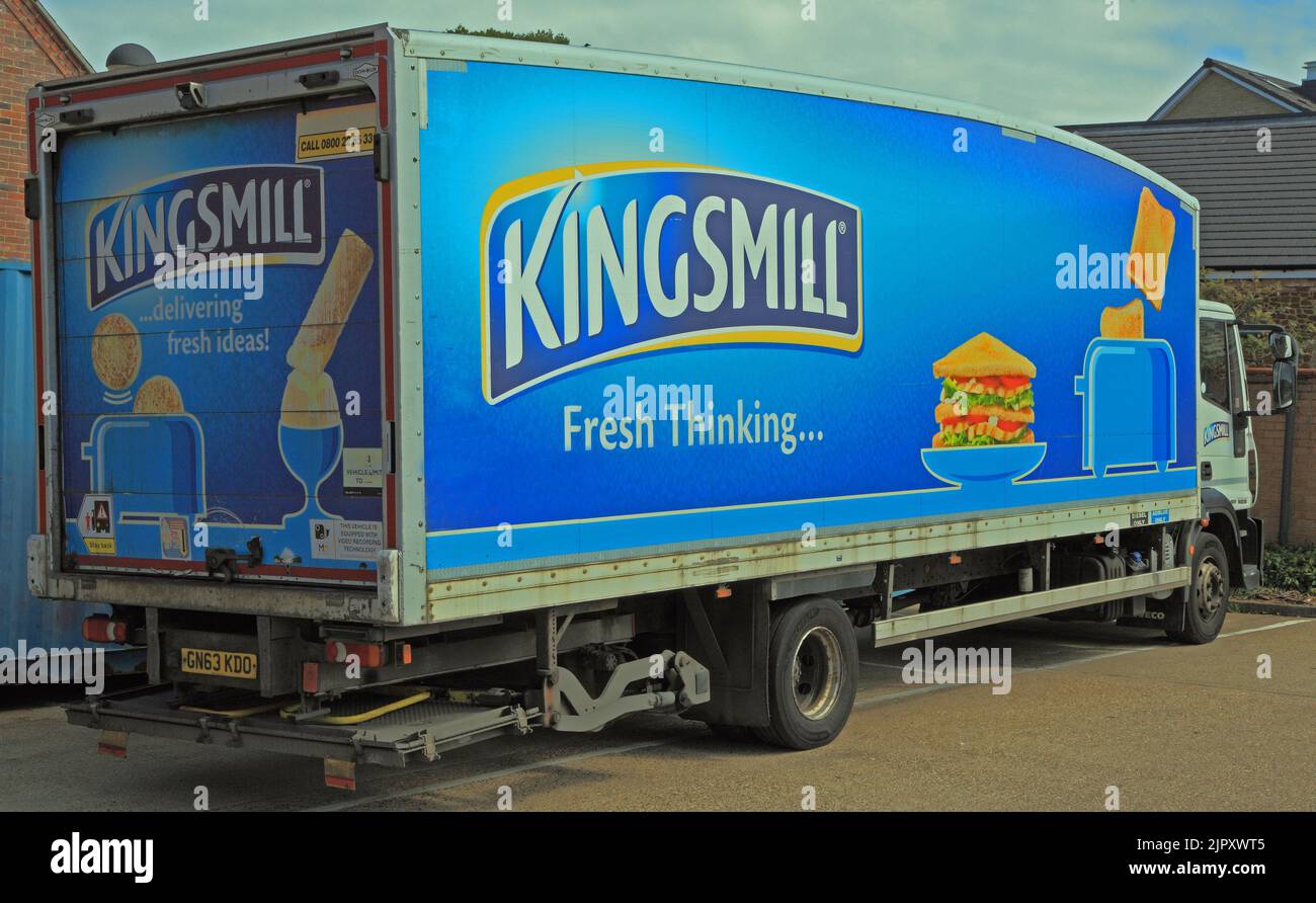 Kingsmill Delivery Vehicle Truck Lorry Norfolk England UK Stock 