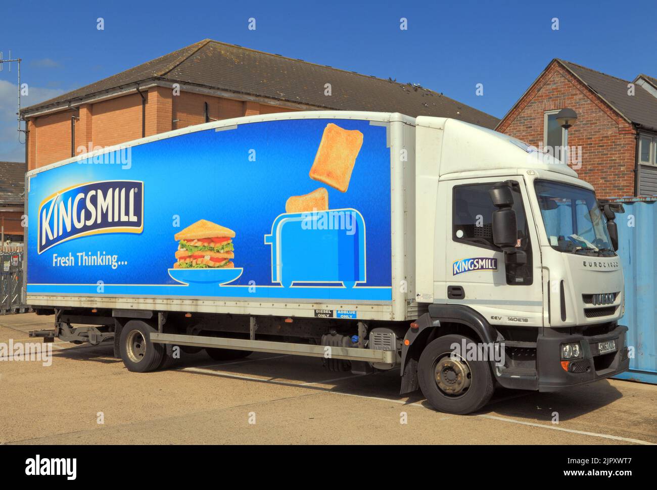 Kingsmill, Delivery vehicle, truck, lorry, Norfolk, England, UK Stock ...