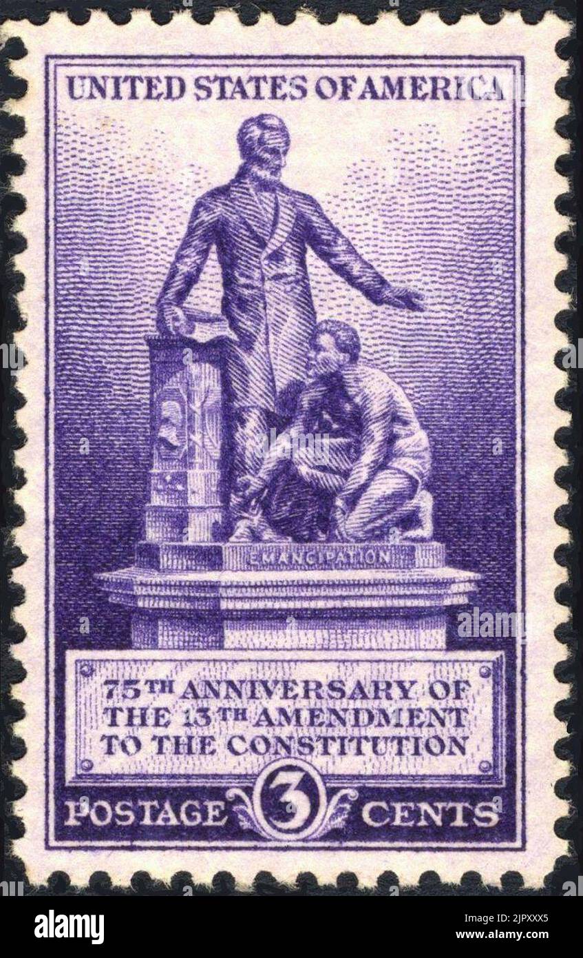 Thirteenth Amendment 1940 U.S. stamp.1 Stock Photo Alamy