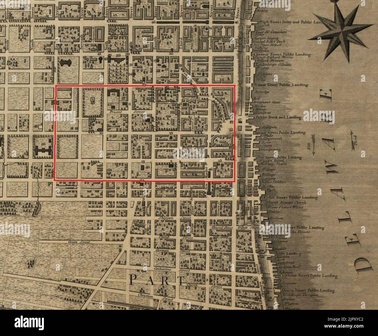 This plan of the city of Philadelphia and its environs (showing the