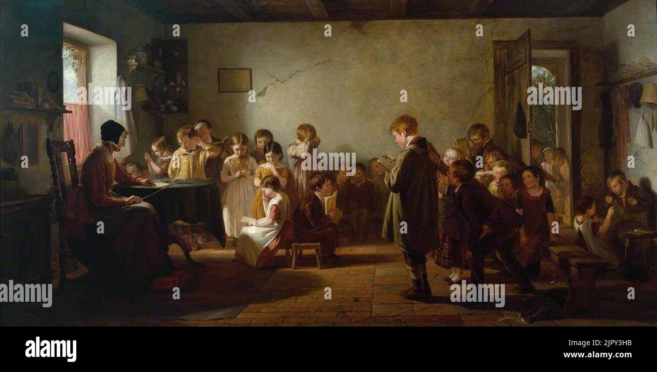 Thomas Webster (18001886 Stock Photo Alamy