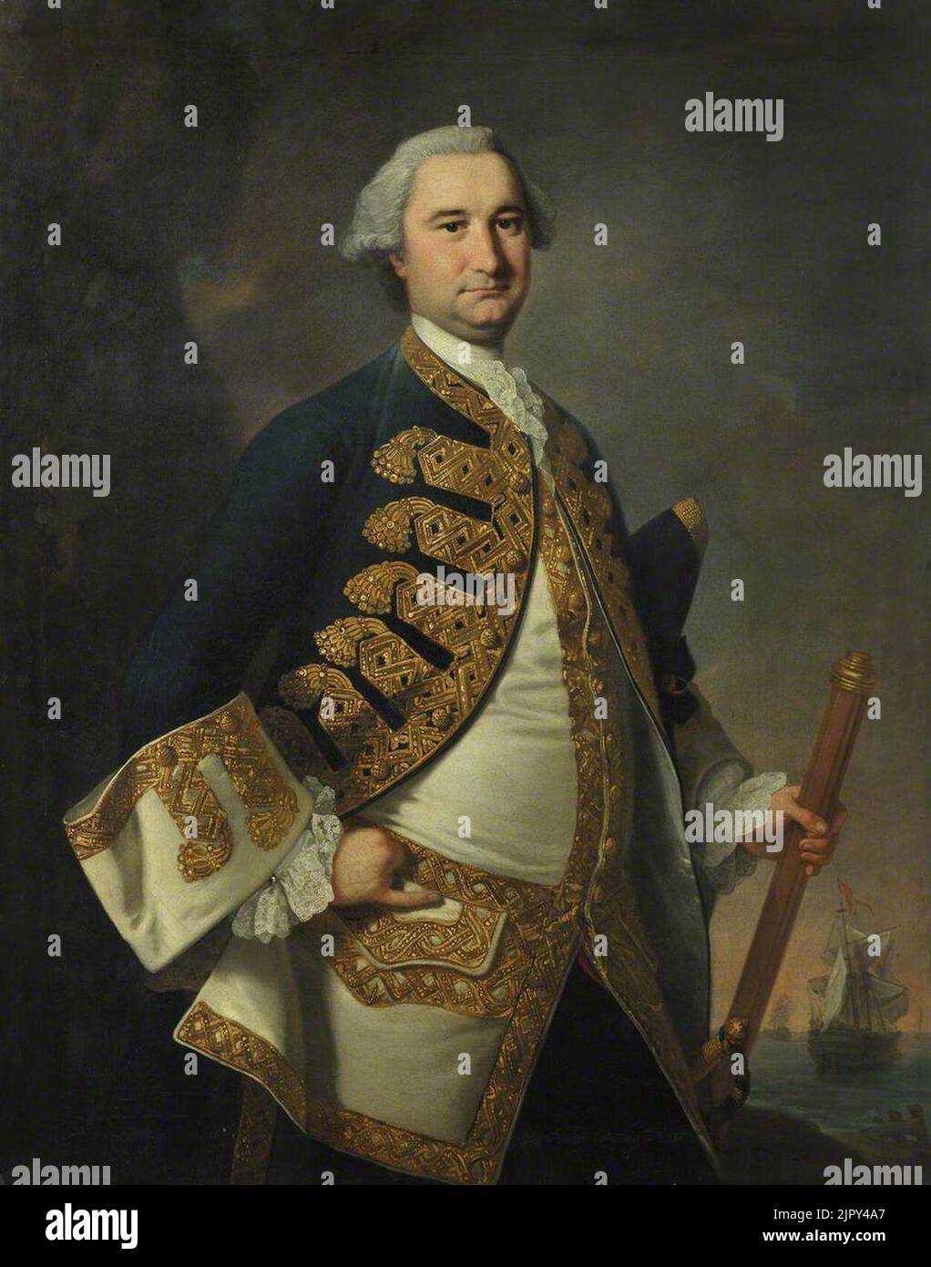 Thomas Hudson (1701-1779) - Rear Admiral Richard Tyrrell (1716-1717 ...