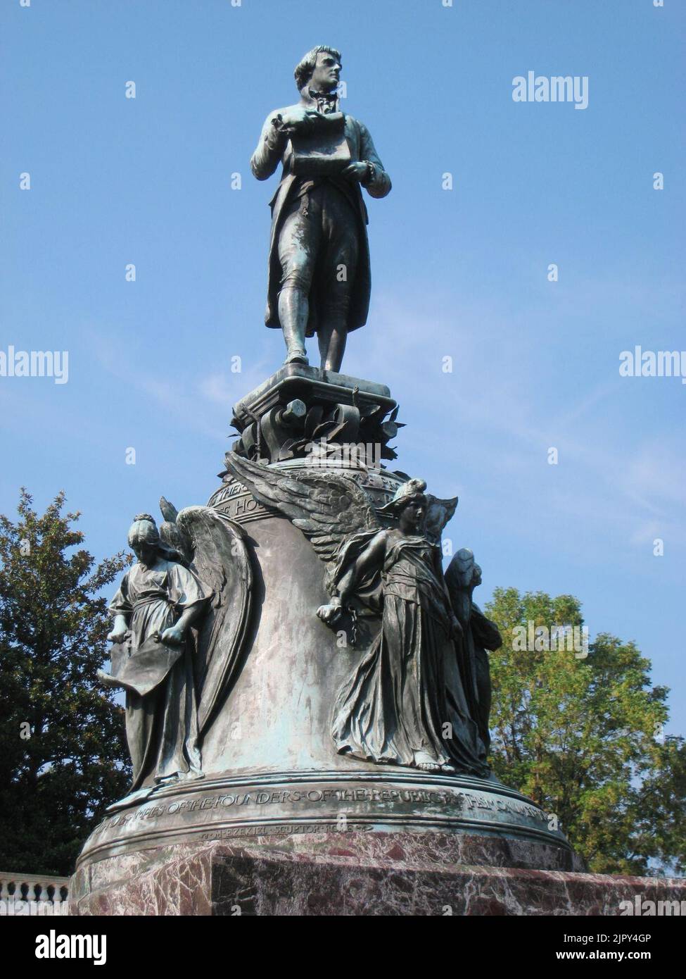 Thomas Jefferson by Moses Jacob Ezekiel Stock Photo Alamy