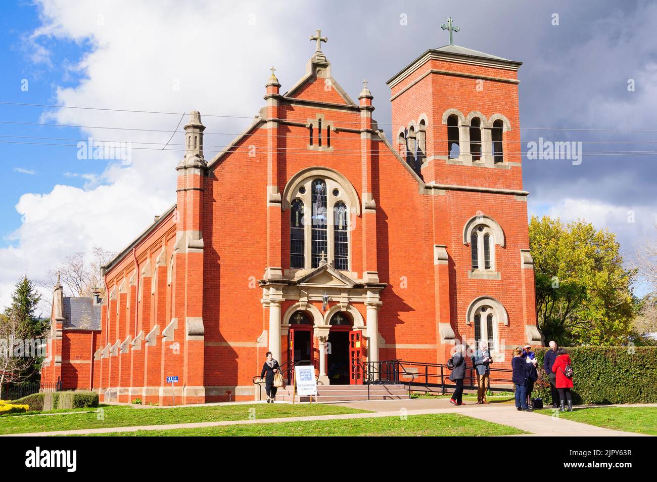 St Ambrose Catholic Church is one of the venues of the Winter Arts Festival Woodend, Victoria