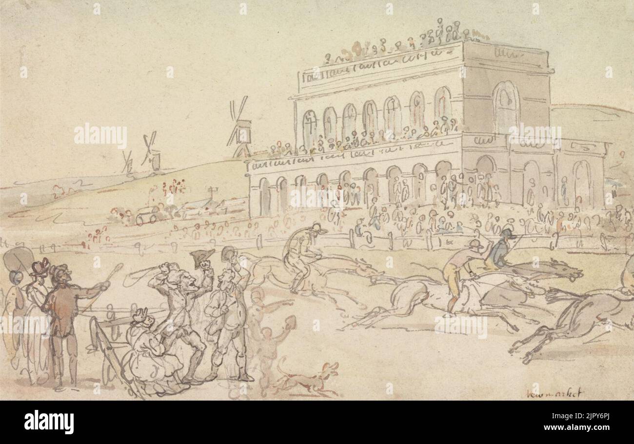Thomas Rowlandson - Doctor Syntax loses his Money on the Race Ground at ...