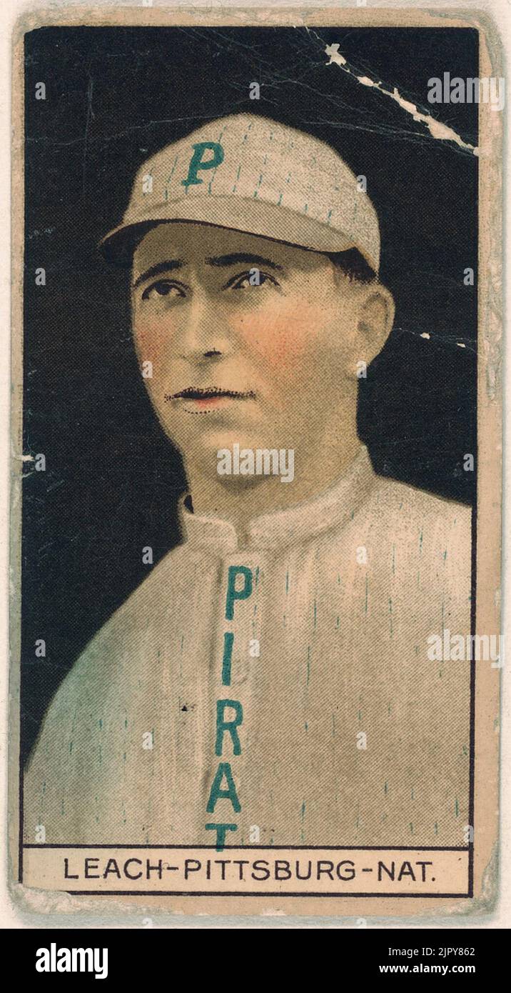 Thomas W. Leach, Pittsburgh Pirates, baseball card portrait Stock Photo
