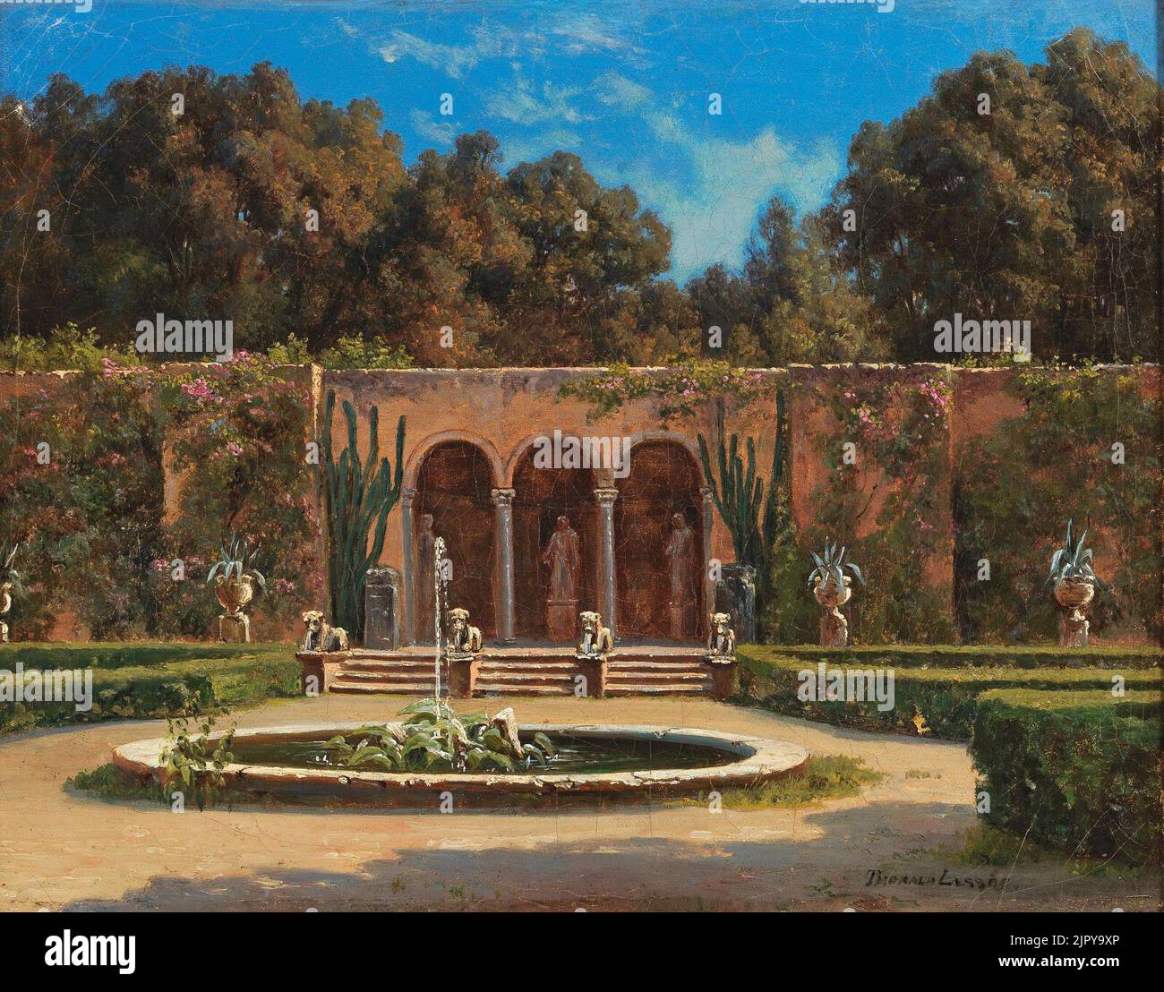 Thorald Thorald Læssøe Orangerie Villa Borghese Stock Photo - Alamy