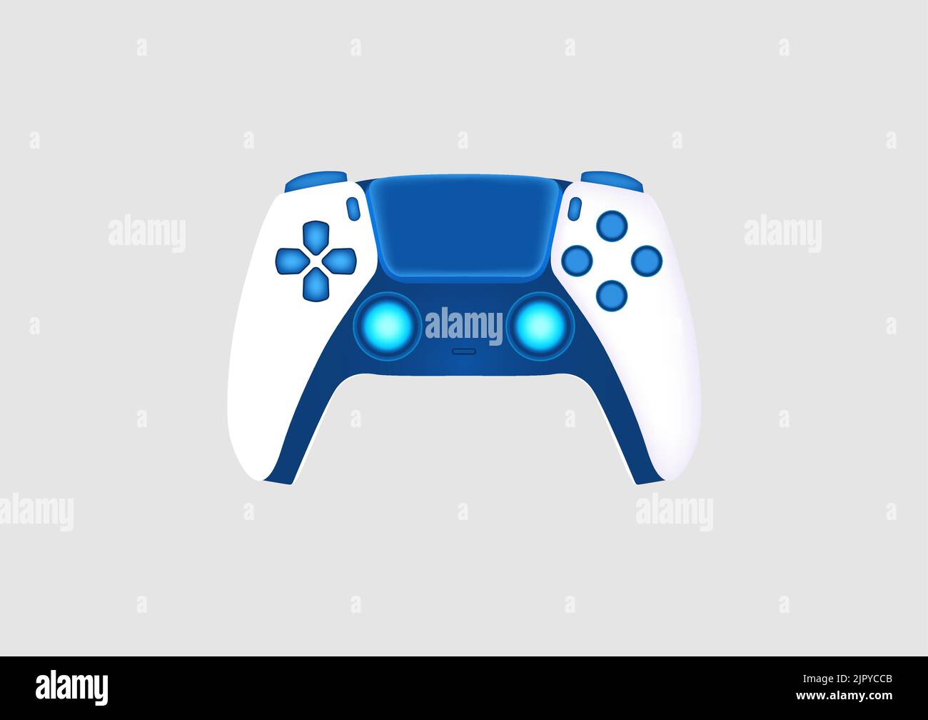 Game controller or joystick for game console. Stock Vector