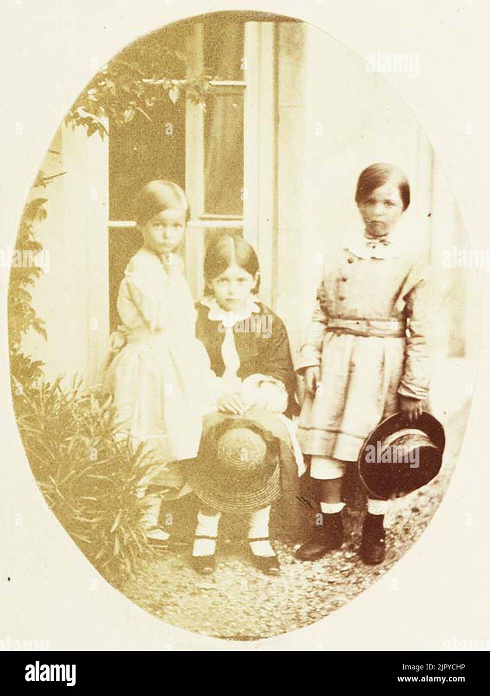 Three of Mr & Mrs Charles Royd Smith's children (4031401163) Stock Photo