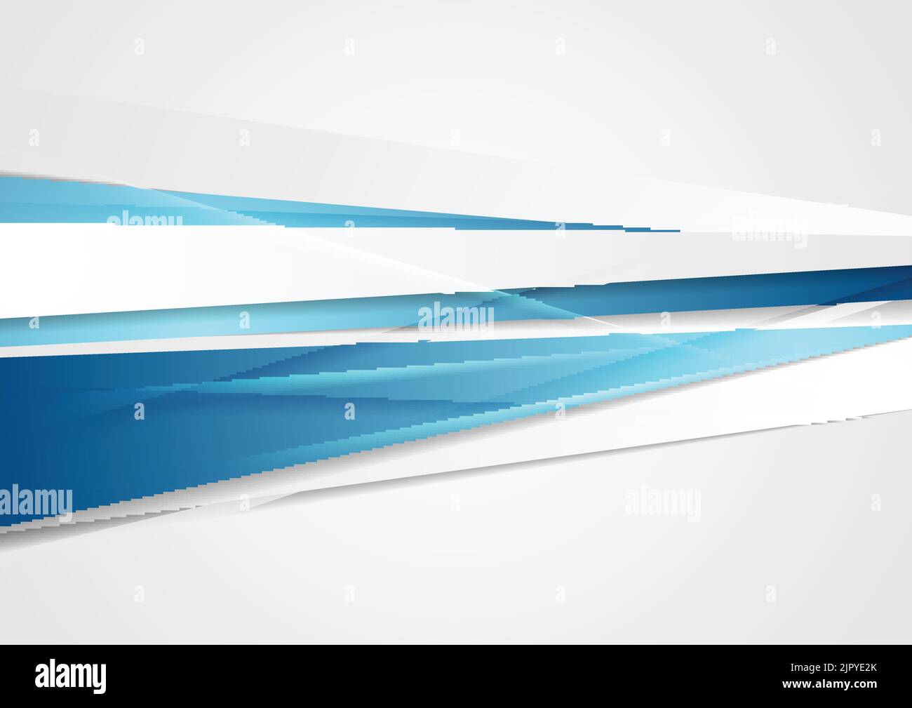 Blue grey abstract stripes and lines corporate background. Vector design Stock Vector