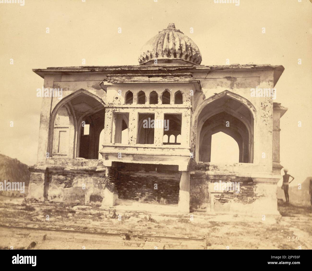 Throne on the Krishnagiri, Gingi -Gingee-, South Arcot District Stock Photo