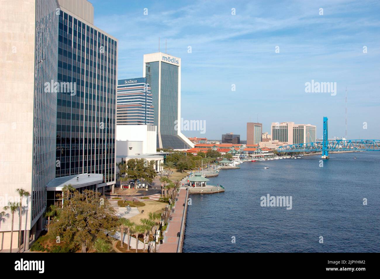 Downtown Jacksonville Florida FL Stock Photo