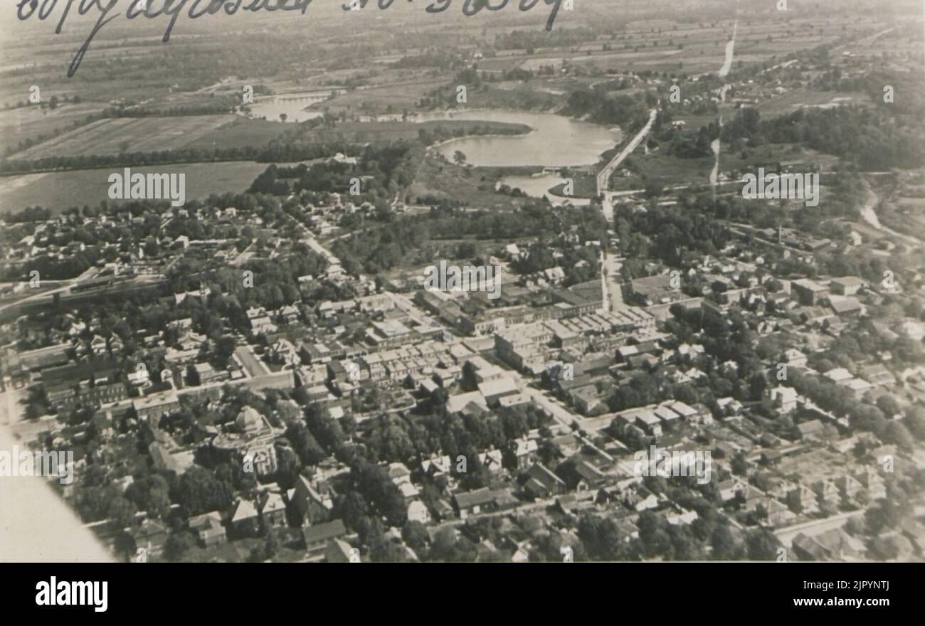 Tillsonburg Ontario from the Air (HS851036509 Stock Photo Alamy