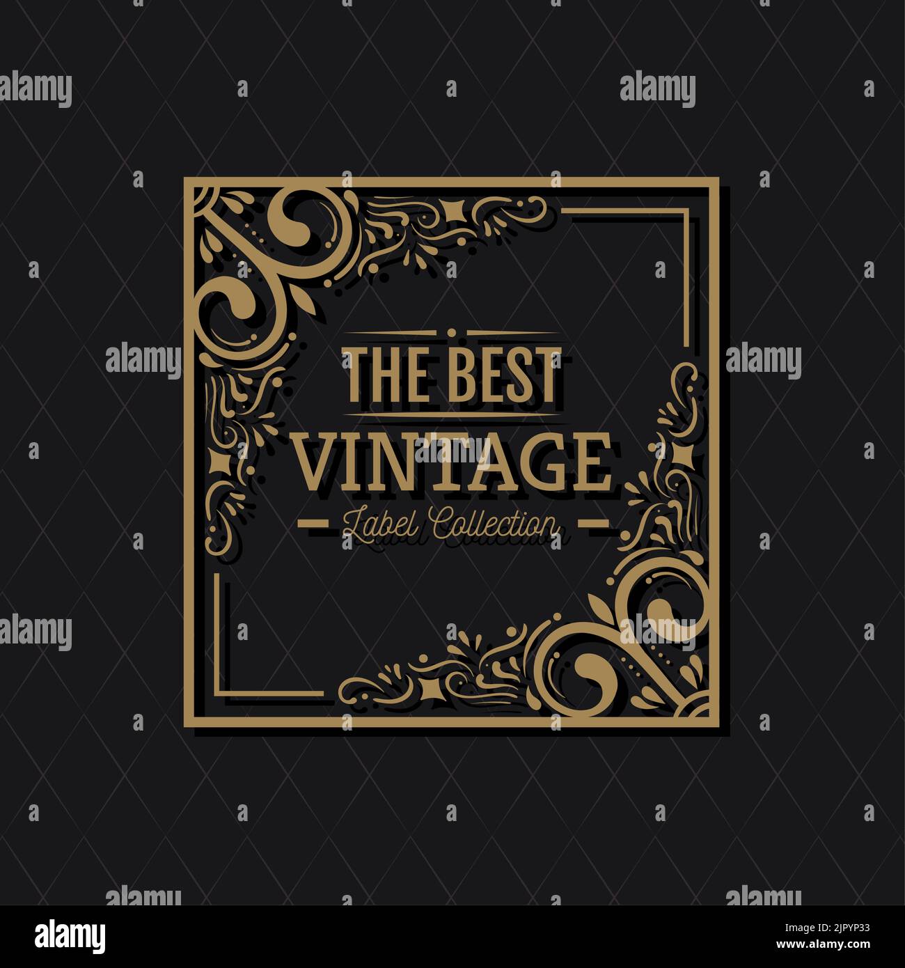 the best vintage label Stock Vector Image & Art - Alamy
