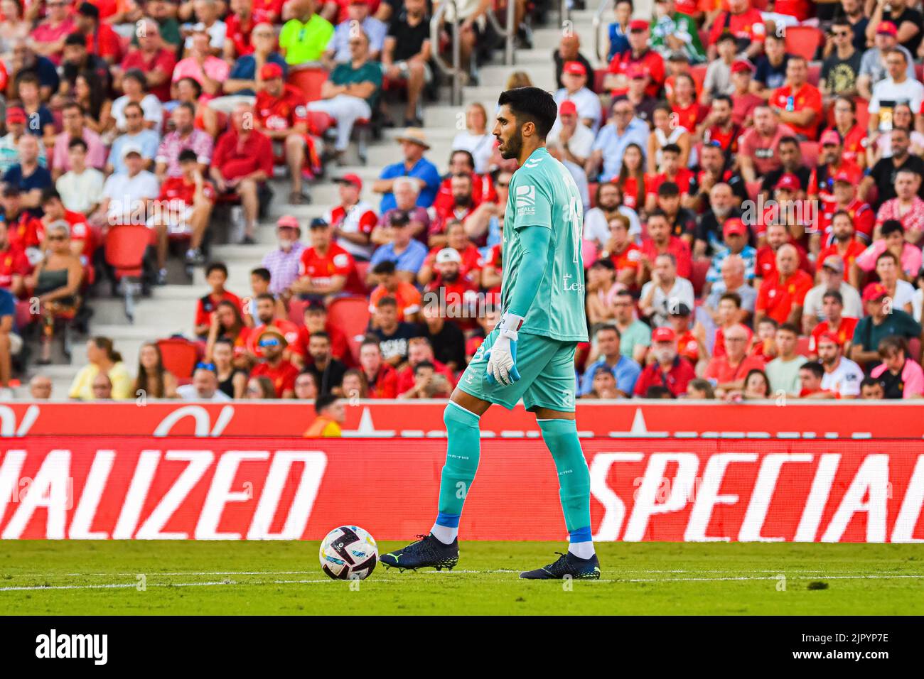 Mallorca, Mallorca, Spain. 20th Aug, 2022. MALLORCA, SPAIN - AUGUST 20: Rui Silva of Real Betis in the match between RCD Mallorca and Real Betis of La Liga Santander on August 20, 2022 at Visit Mallorca Stadium Son Moix in Mallorca, Spain. (Credit Image: © Samuel CarreÃ±O/PX Imagens via ZUMA Press Wire) Stock Photo