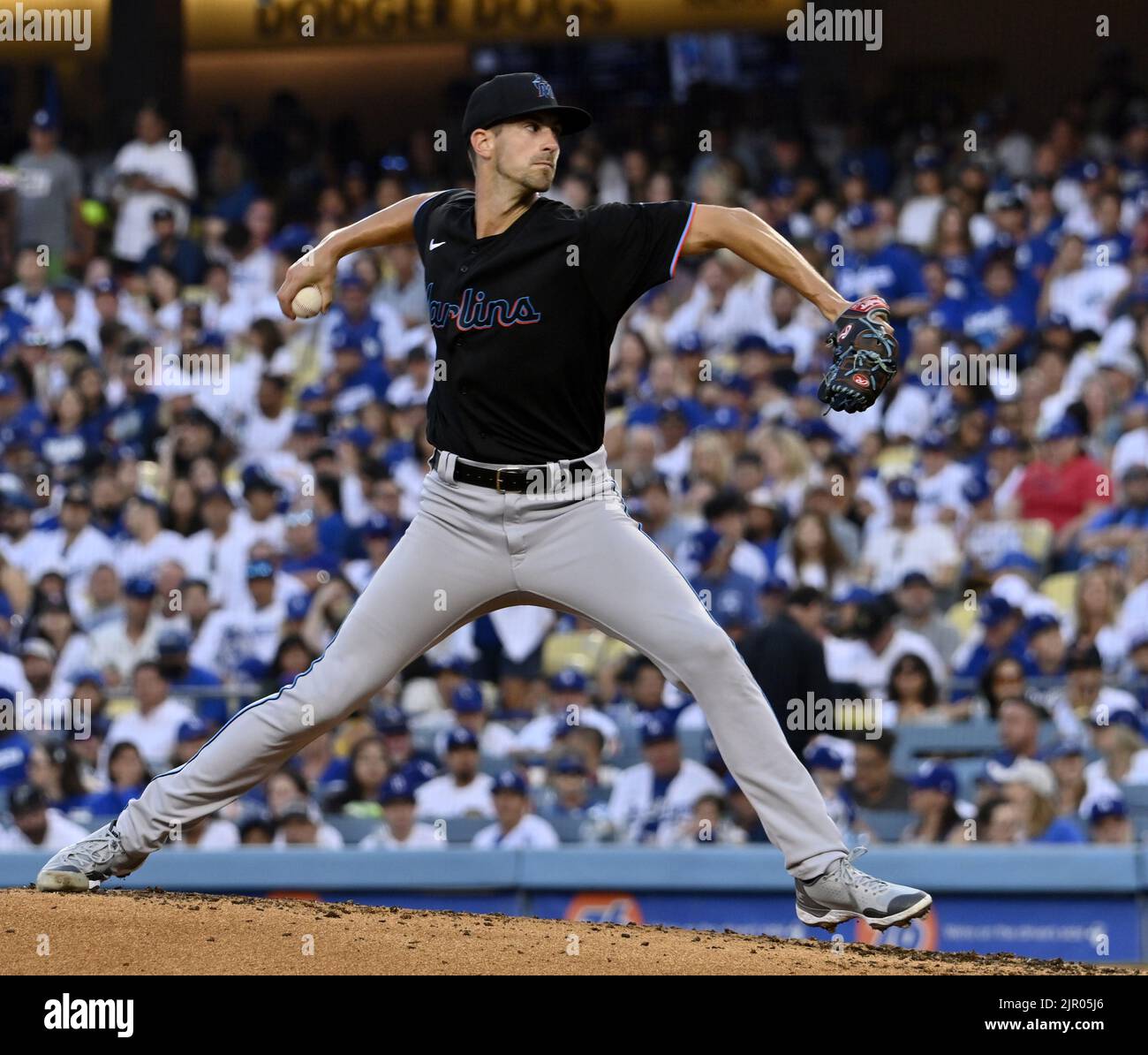 Los Angeles, United States. 21st Aug, 2022. Miami Marlins starting