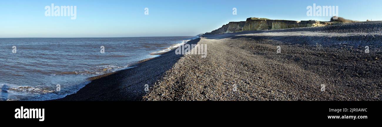 lone beach fisherman at weybourne north norfolk england Stock Photo - Alamy