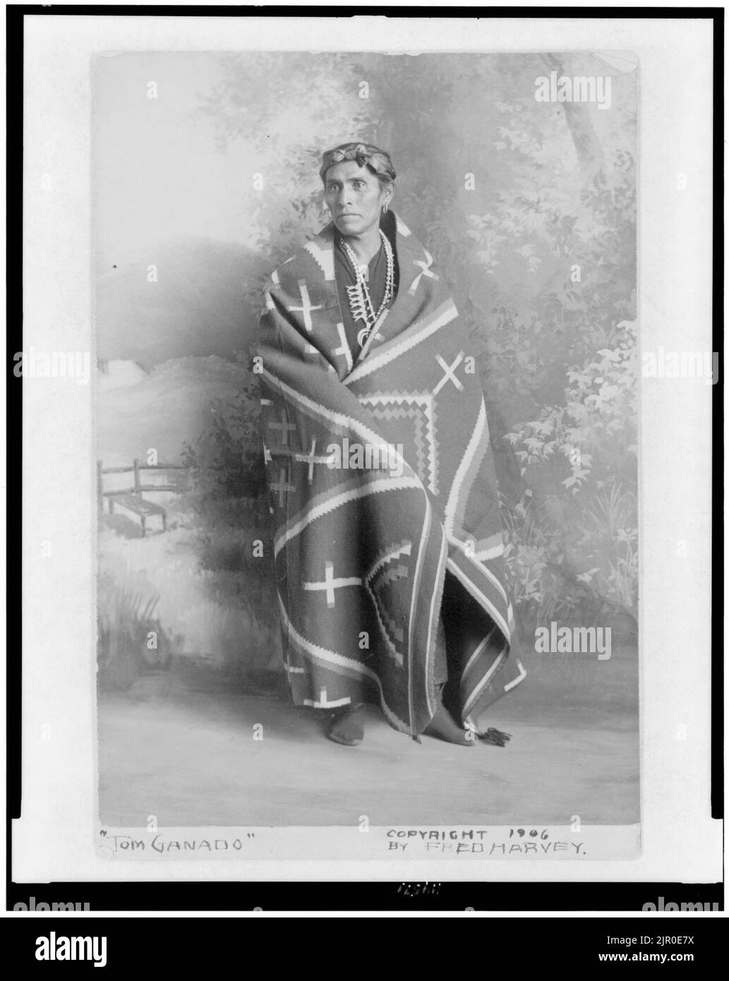 Tom Ganado, full-length portrait, standing, facing slightly left, with ...