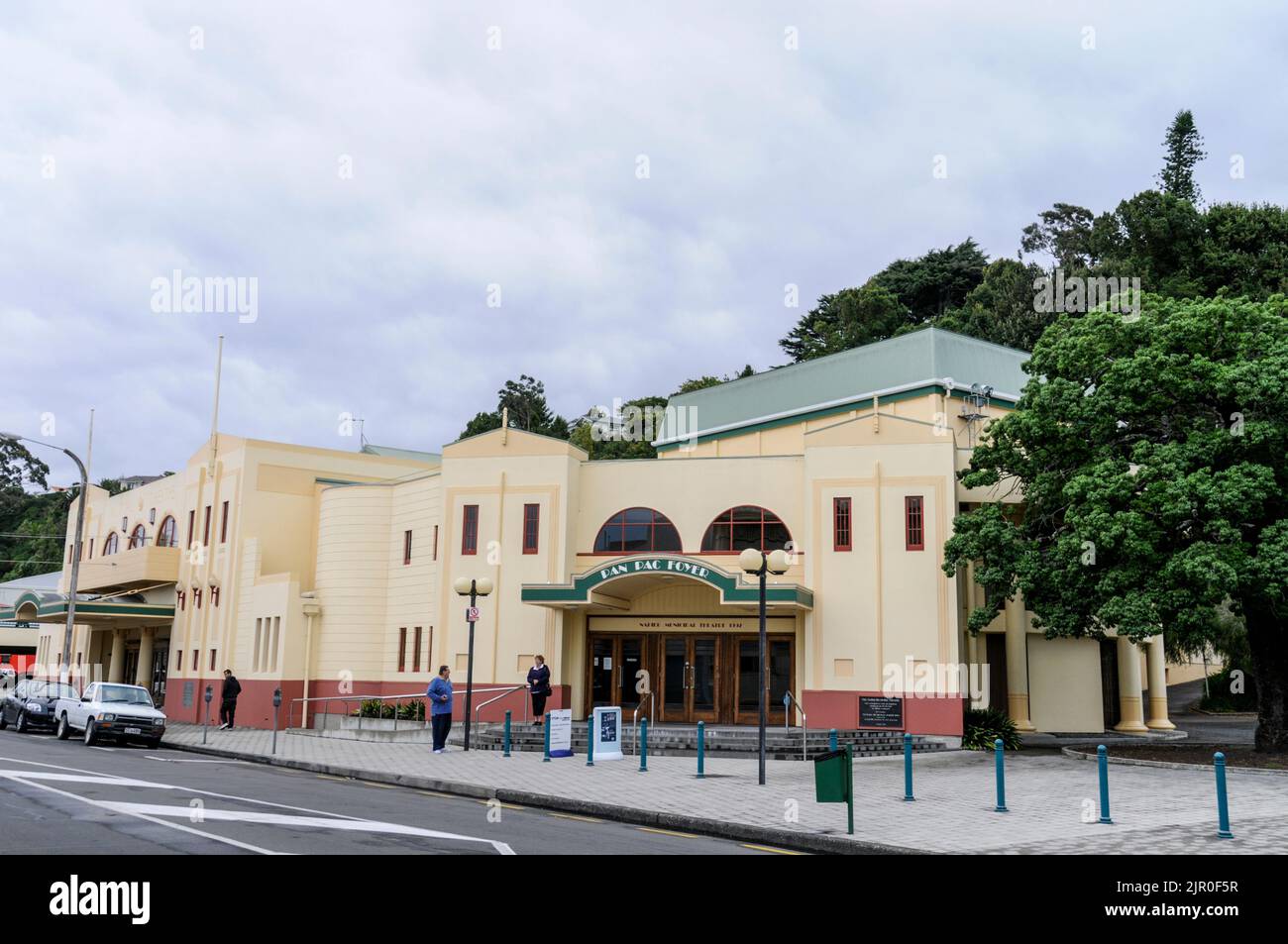The Pan Doc Foyer theatre was designed in the Art Deco style of the