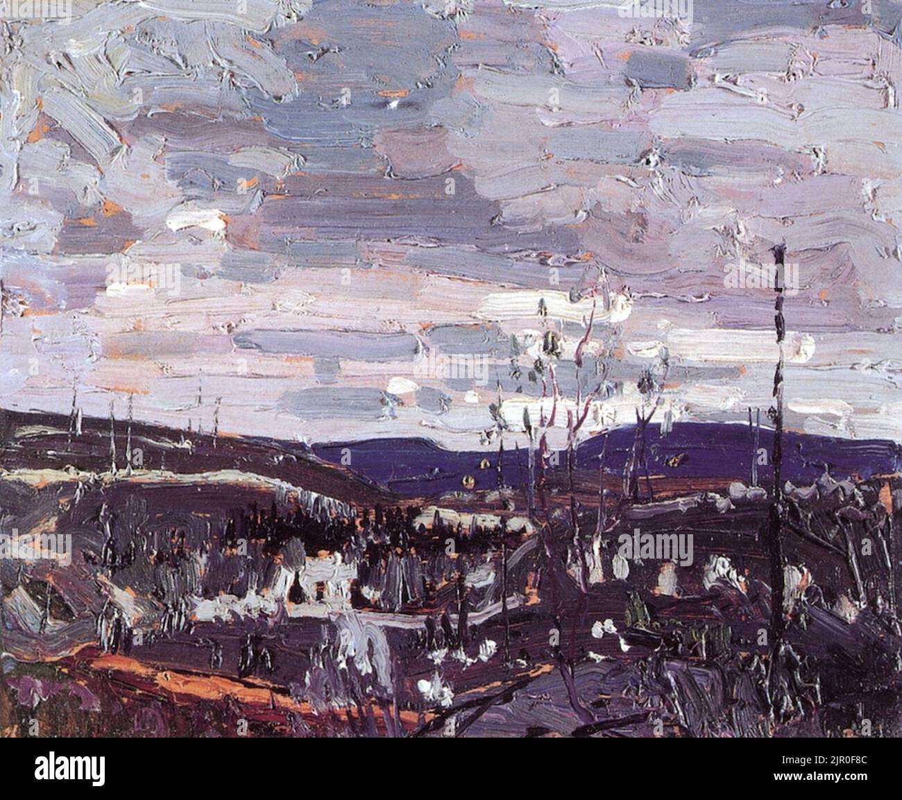 Tom Thomson. Wild Cherry Trees in Blossom Stock Photo Alamy