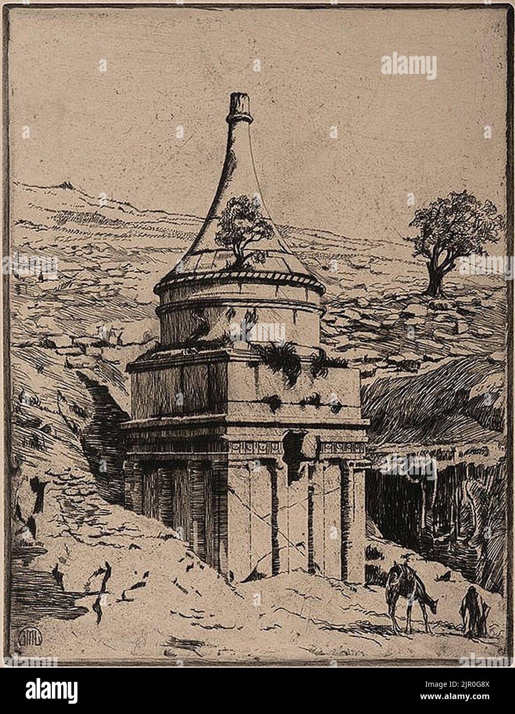 Tomb of Absalom Stock Photo Alamy