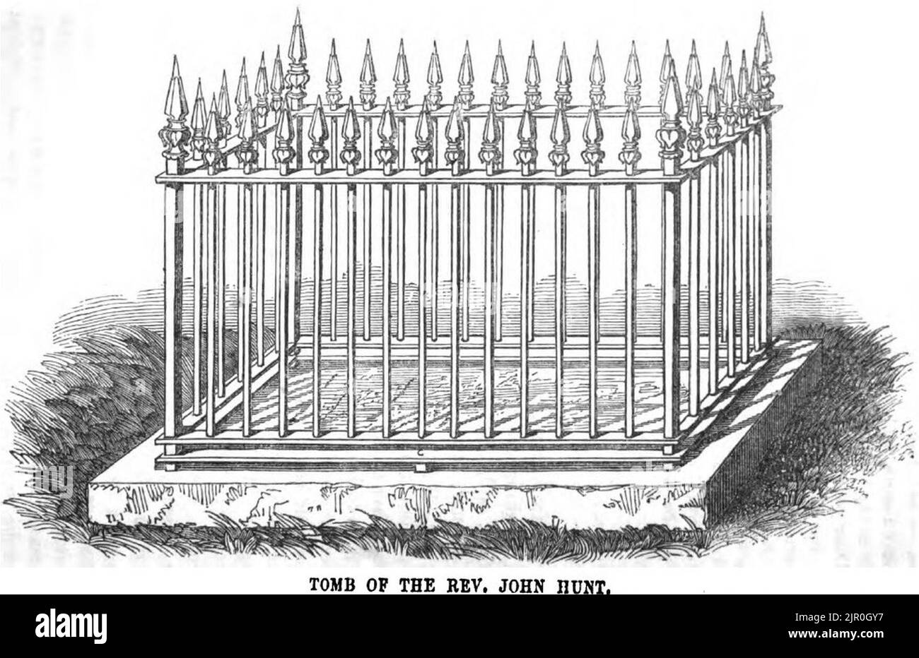 Tomb of Rev. John Hunt, Vewa, Feejee (VII, p.66, June 1950) - Copy Stock Photo