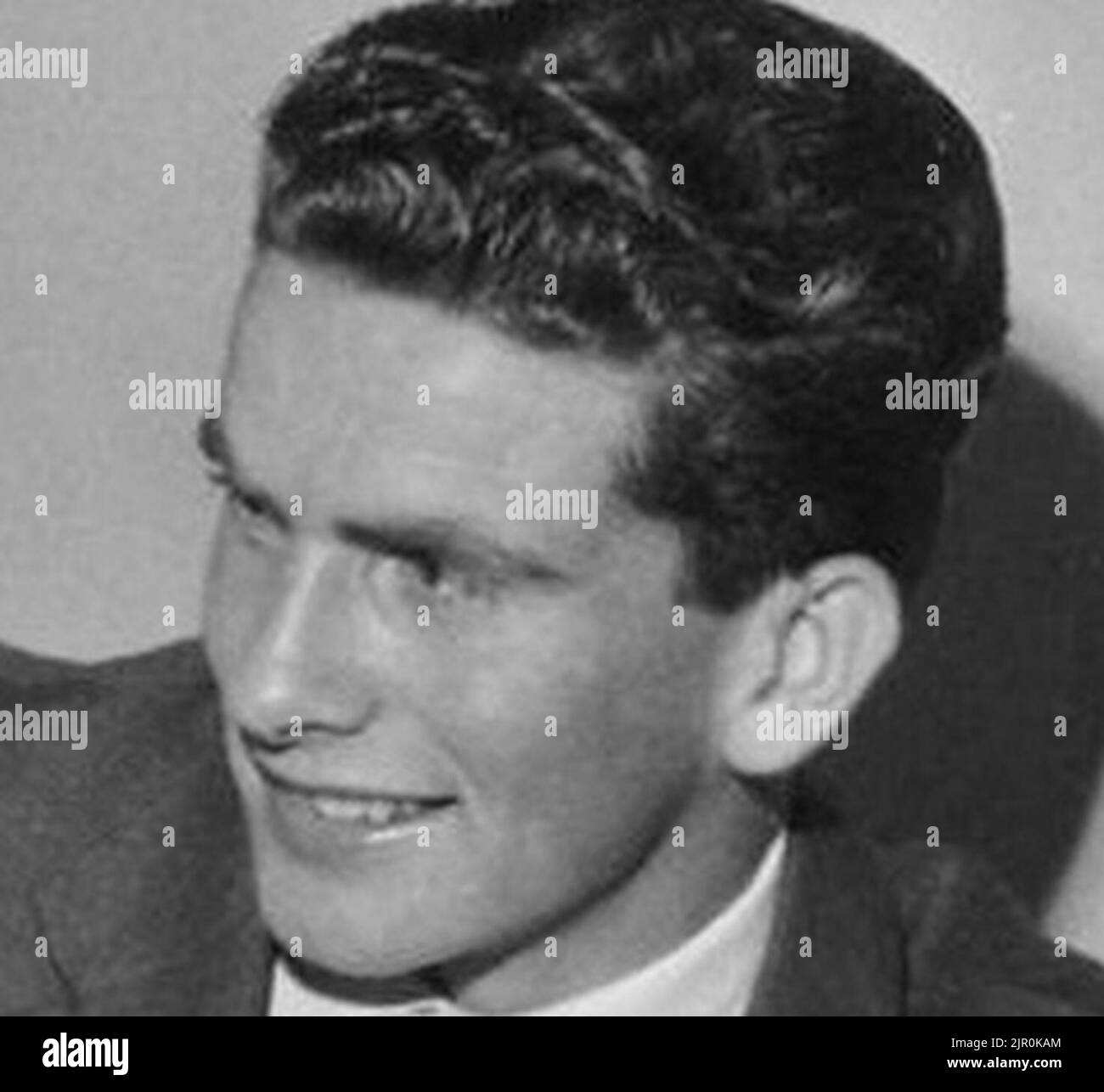 Tommy Troelsen 1959 (headshot Stock Photo Alamy