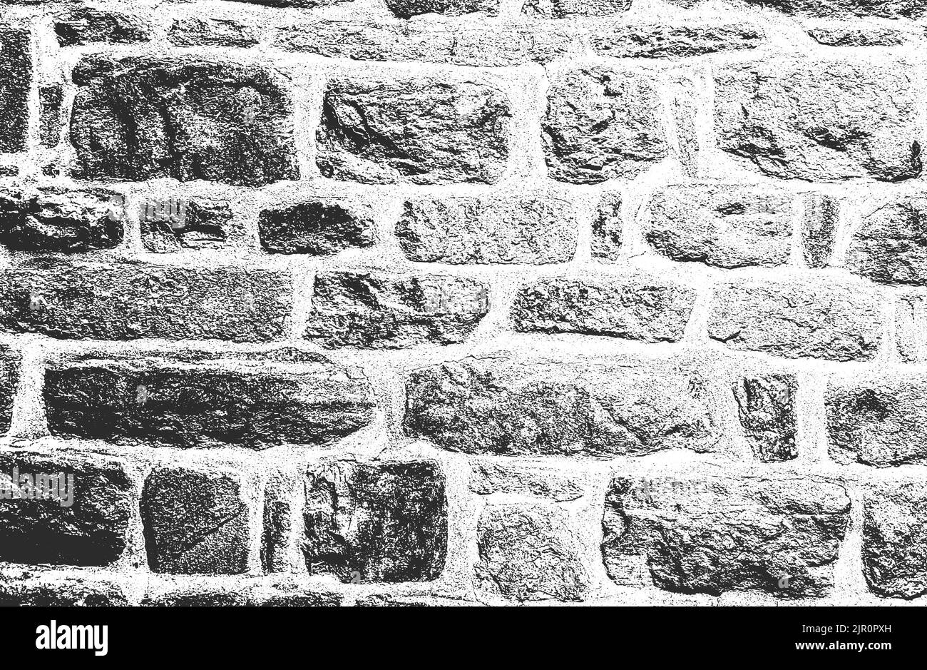 Distressed overlay texture of old brick wall, grunge background ...