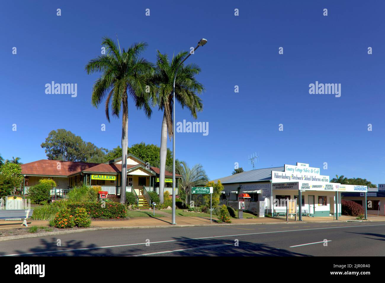 Former Courthouse now Art Gallery on Mulgrave Street Gin Gin Queensland