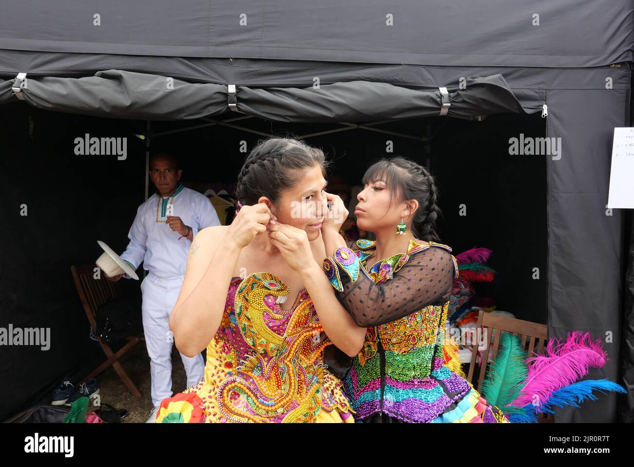 Organised by local people and with a programme packed full of home-grown talent — including Britain’s Got Talent champions Twist and Pulse, singer Samm Henshaw and internationally acclaimed jazz trumpeter Byron Wallen— the day featured live music, dance, performance, food and family activities as well as the much-anticipated annual dog show. This unique festival is fast-becoming a staple in the London cultural calendar and with the newly opened Elizabeth Line making transport to Abbey Wood that bit easier .The entire festival is programmed and led by the festival Production Group and Serious . Stock Photo