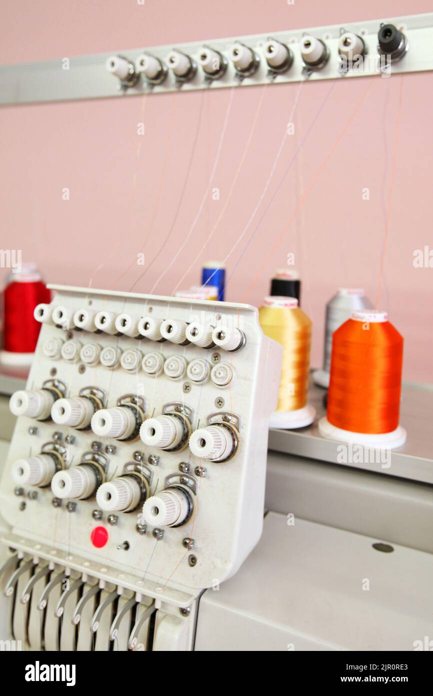 High technology automatic sewing machine control by computer ...