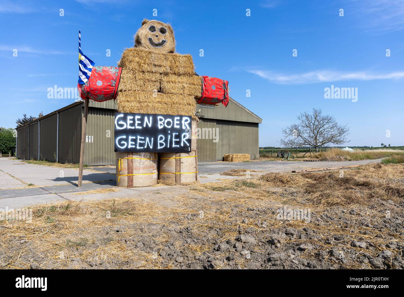 Farmers protest against stricter environmental laws on C02 and nitrogen