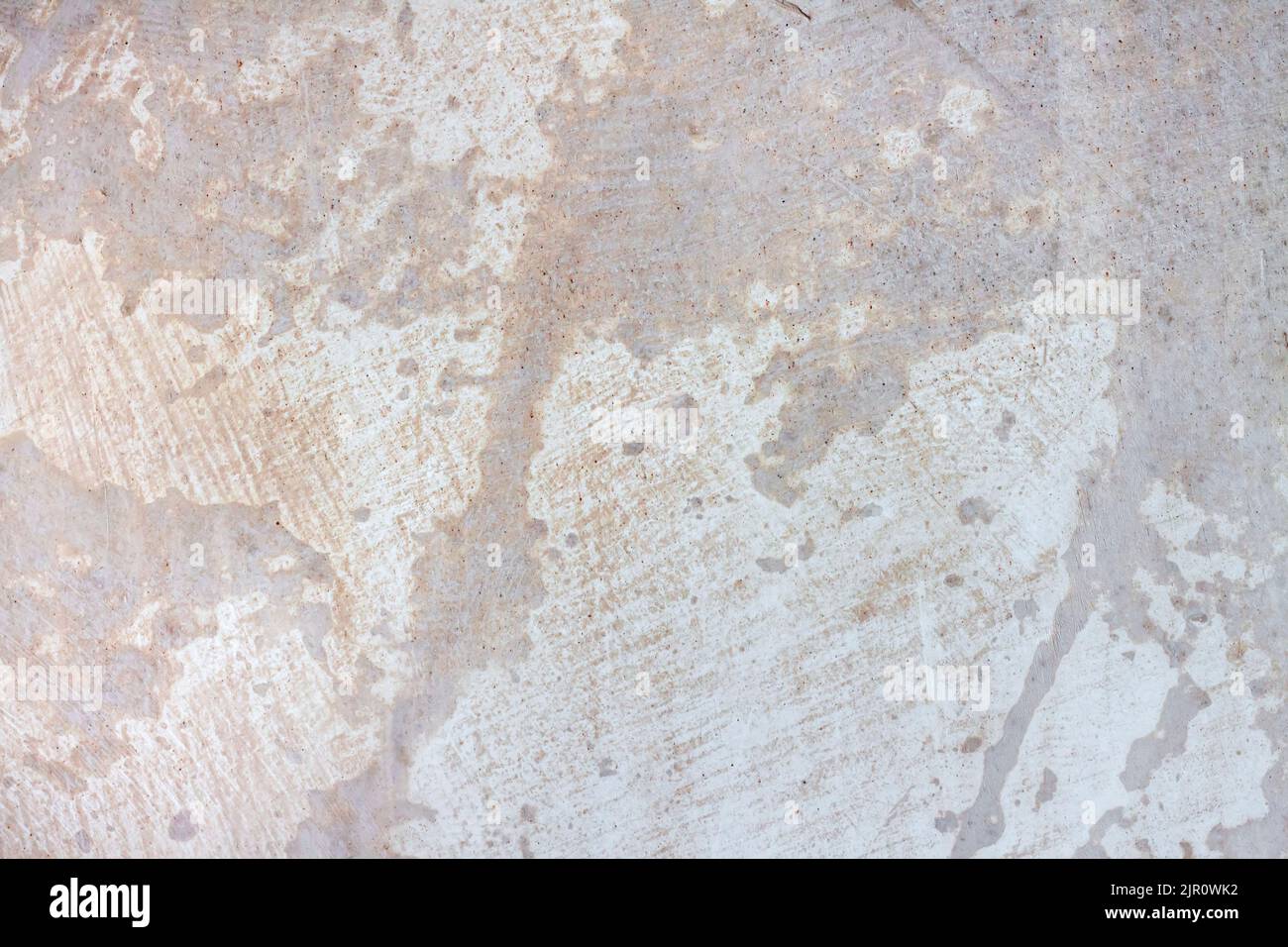 Plastered wall covered with fresh primer texture background Stock Photo