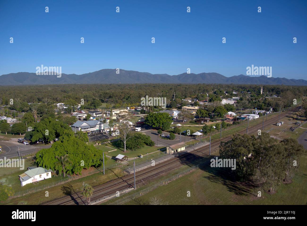 Aerial of Miriam Vale Queensland Australia Stock Photo Alamy