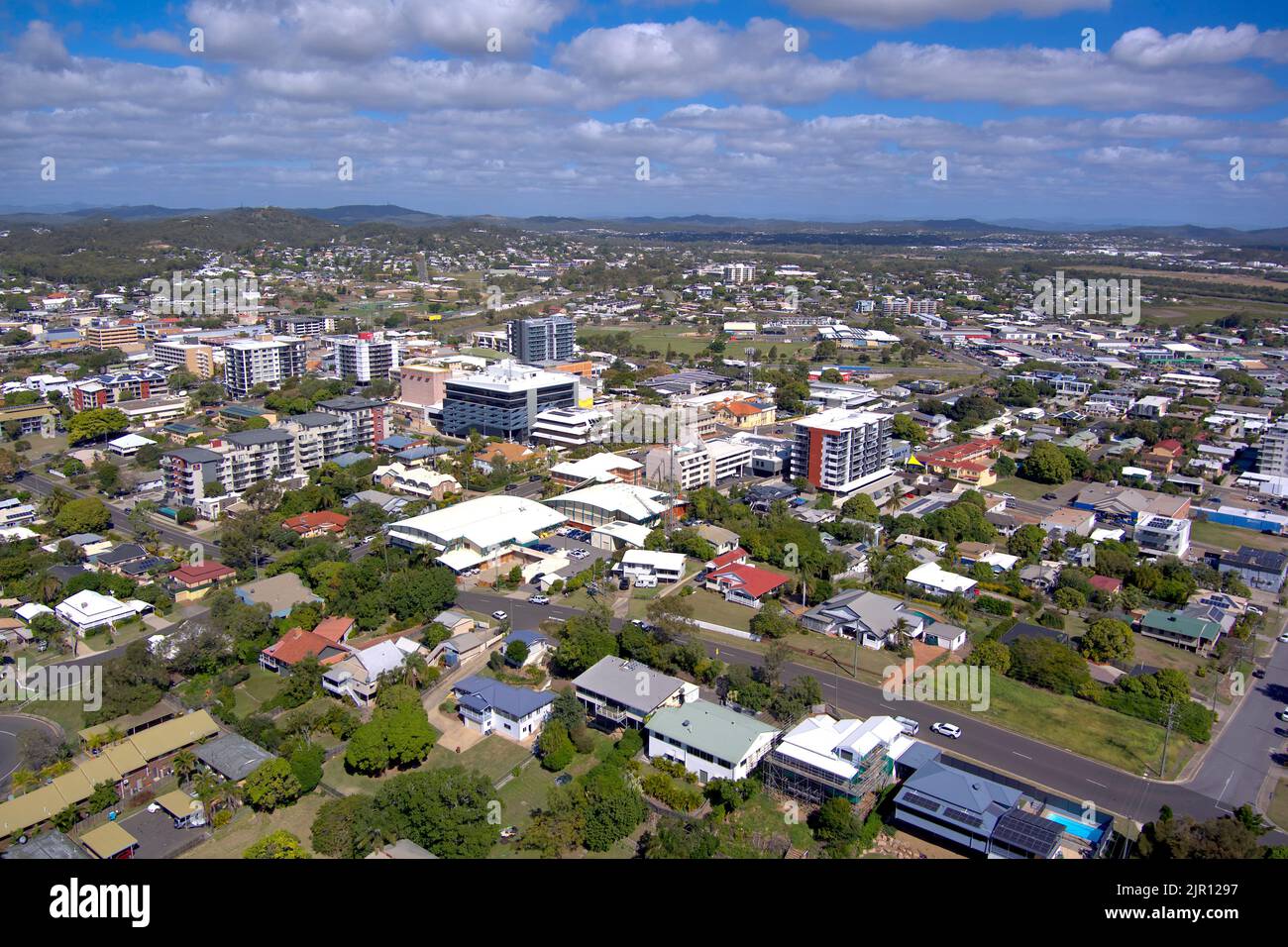 Aerial of Gladstone Queensland Australia Stock Photo Alamy