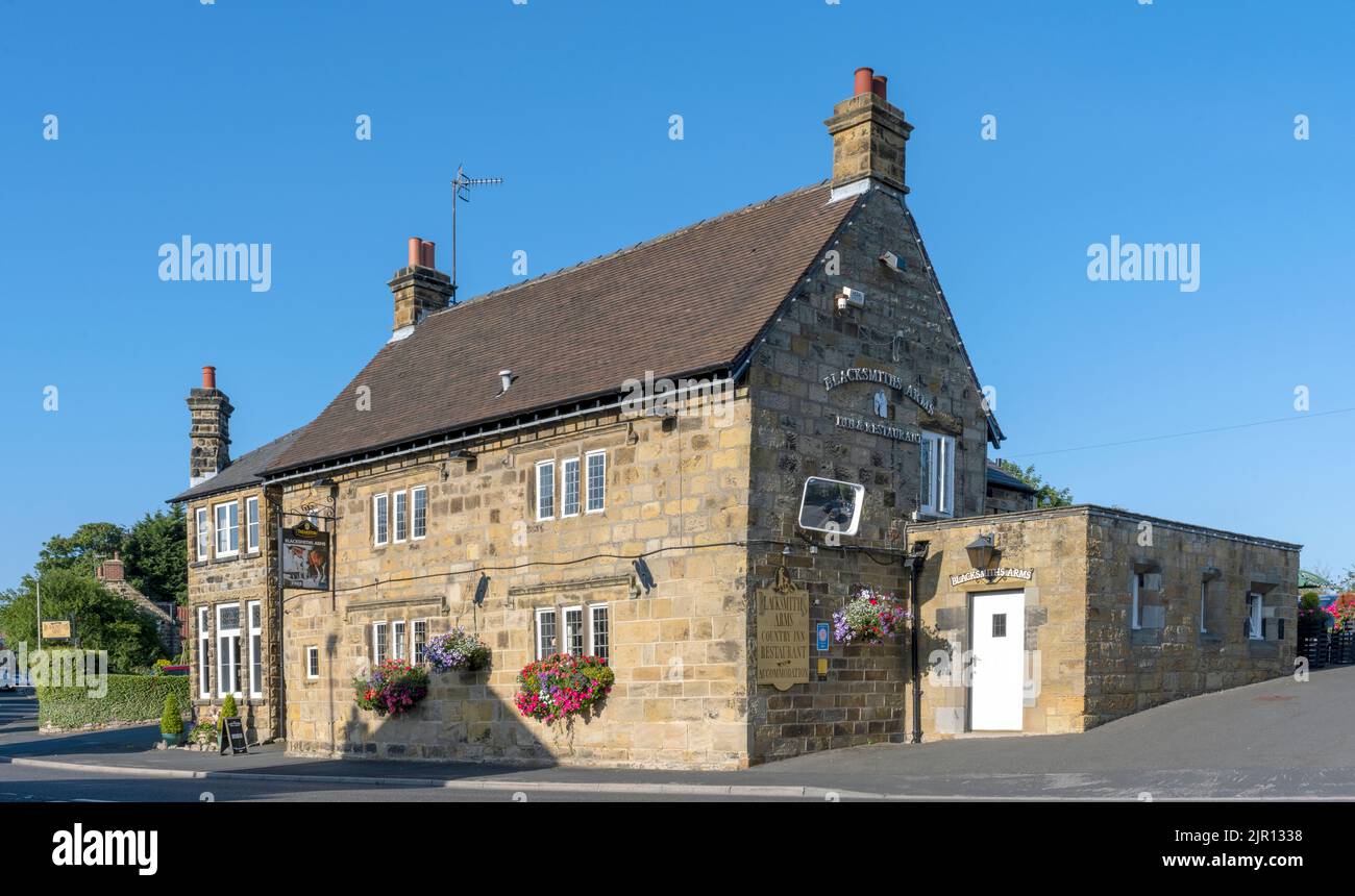Blacksmiths Arms Inn - public house - High Street, Cloughton, Scarborough, North Yorkshire, England, UK Stock Photo