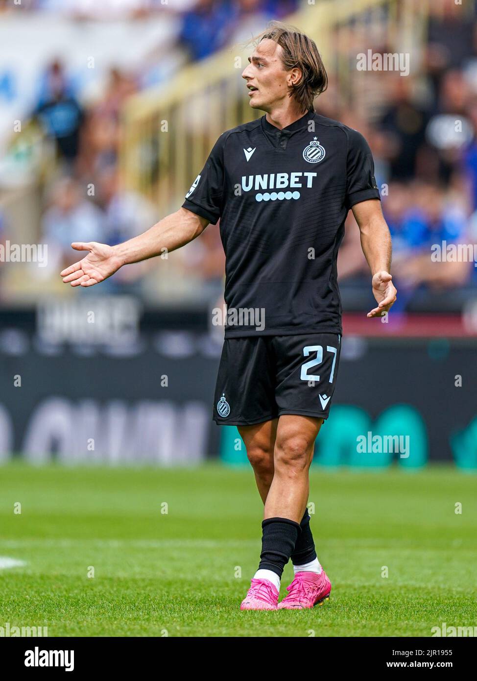 Soccer - Belgian Jupiler League - Sporting Lokeren v Club Brugge. Hans  Cornelis, Club Brugge Stock Photo - Alamy