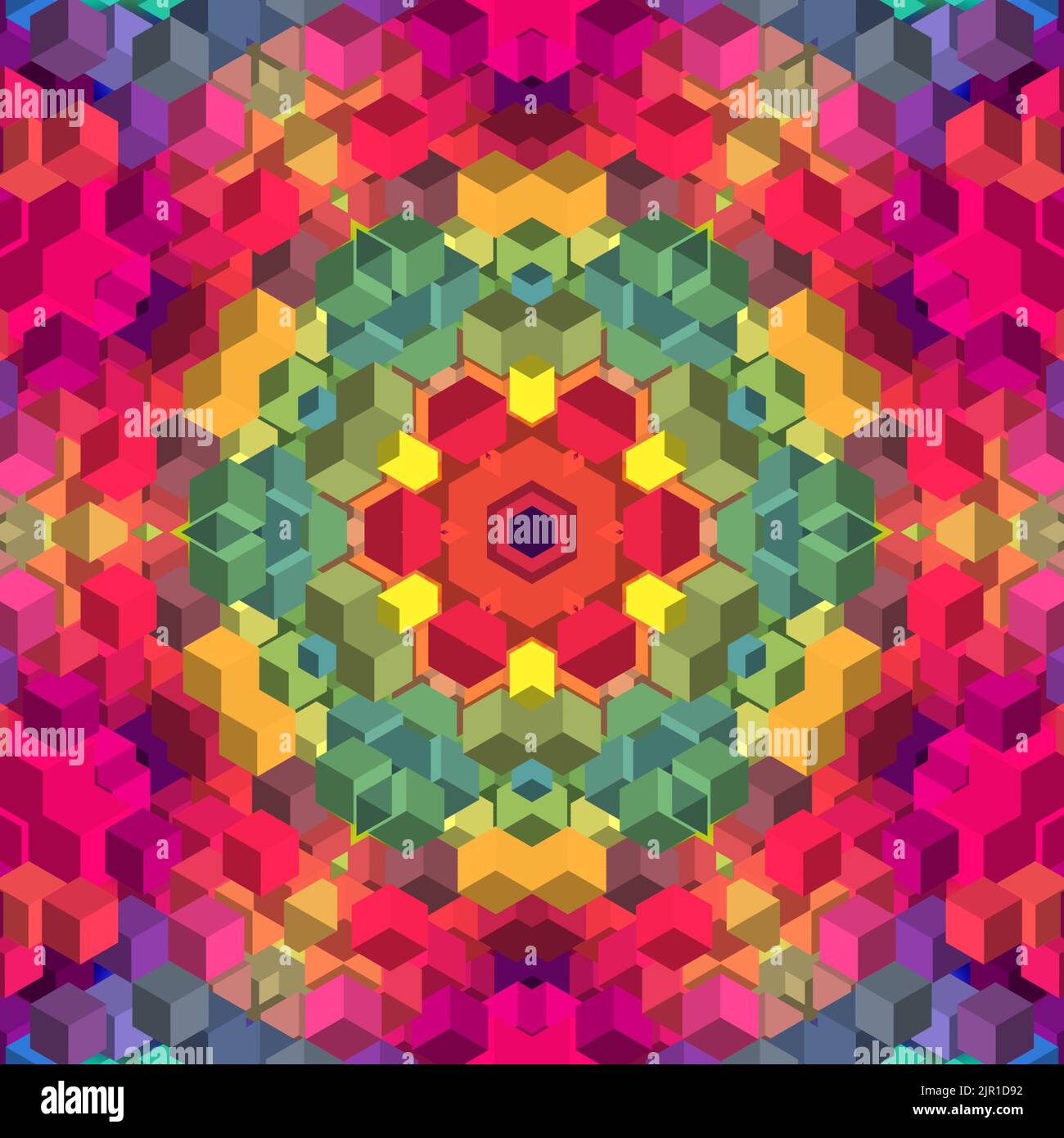 Abstract Computer generated Fractal design. A fractal is a never-ending ...