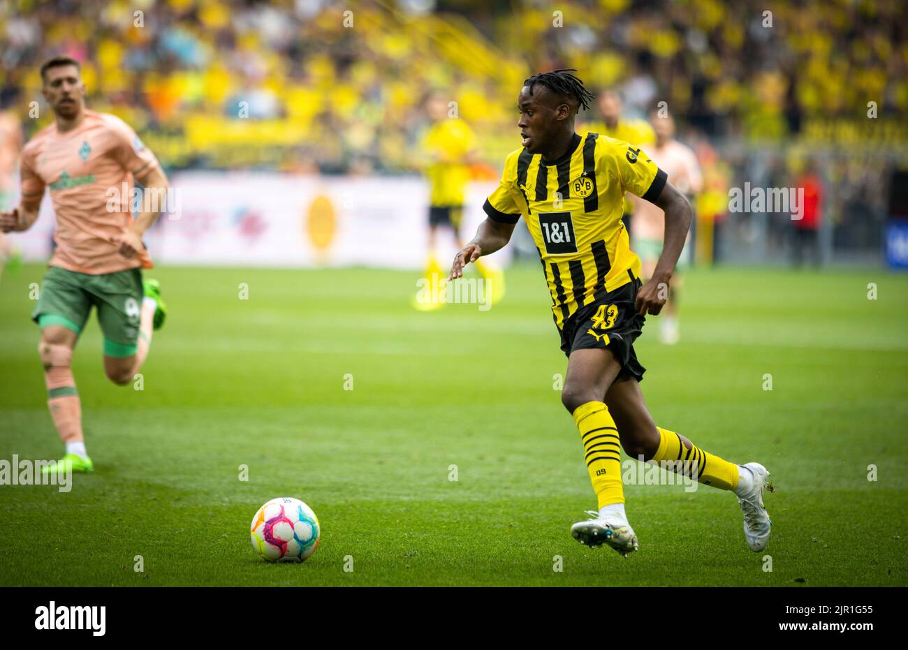 Jamie Bynoe-Gittens (BVB) Borussia Dortmund - Werder Bremen 20.08.2022 ...