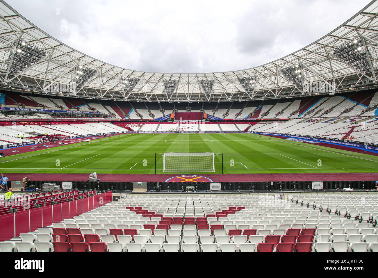 Inside the london stadium west ham hi-res stock photography and