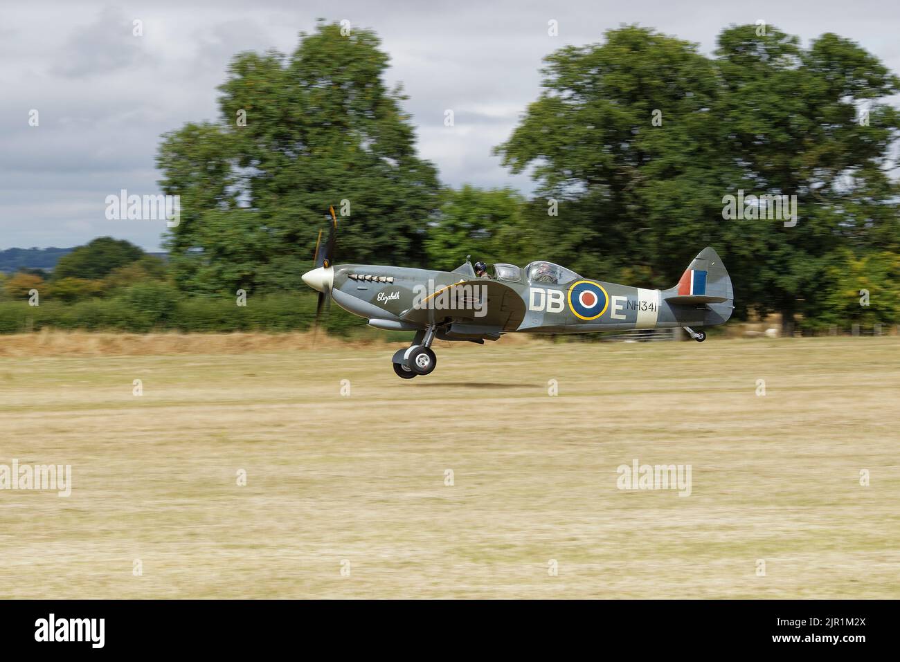 Spitfire Elizabeth - NH341 Stock Photo