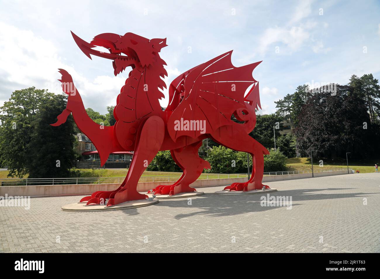 Welsh Red Dragon Stock Photo