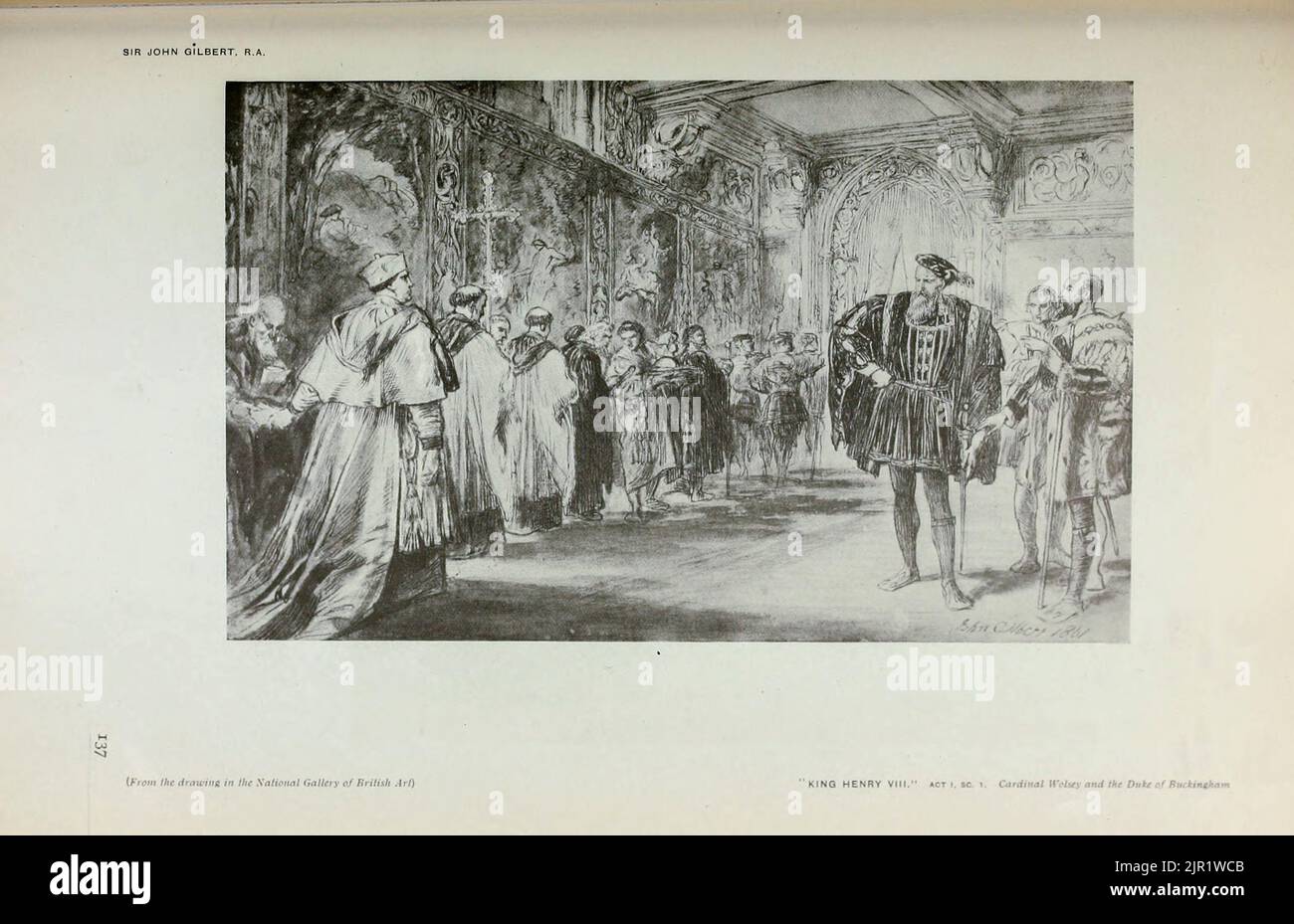 King Henry VIII act I sc 1 Cardinal Wolsey and the Duke of Buckingham