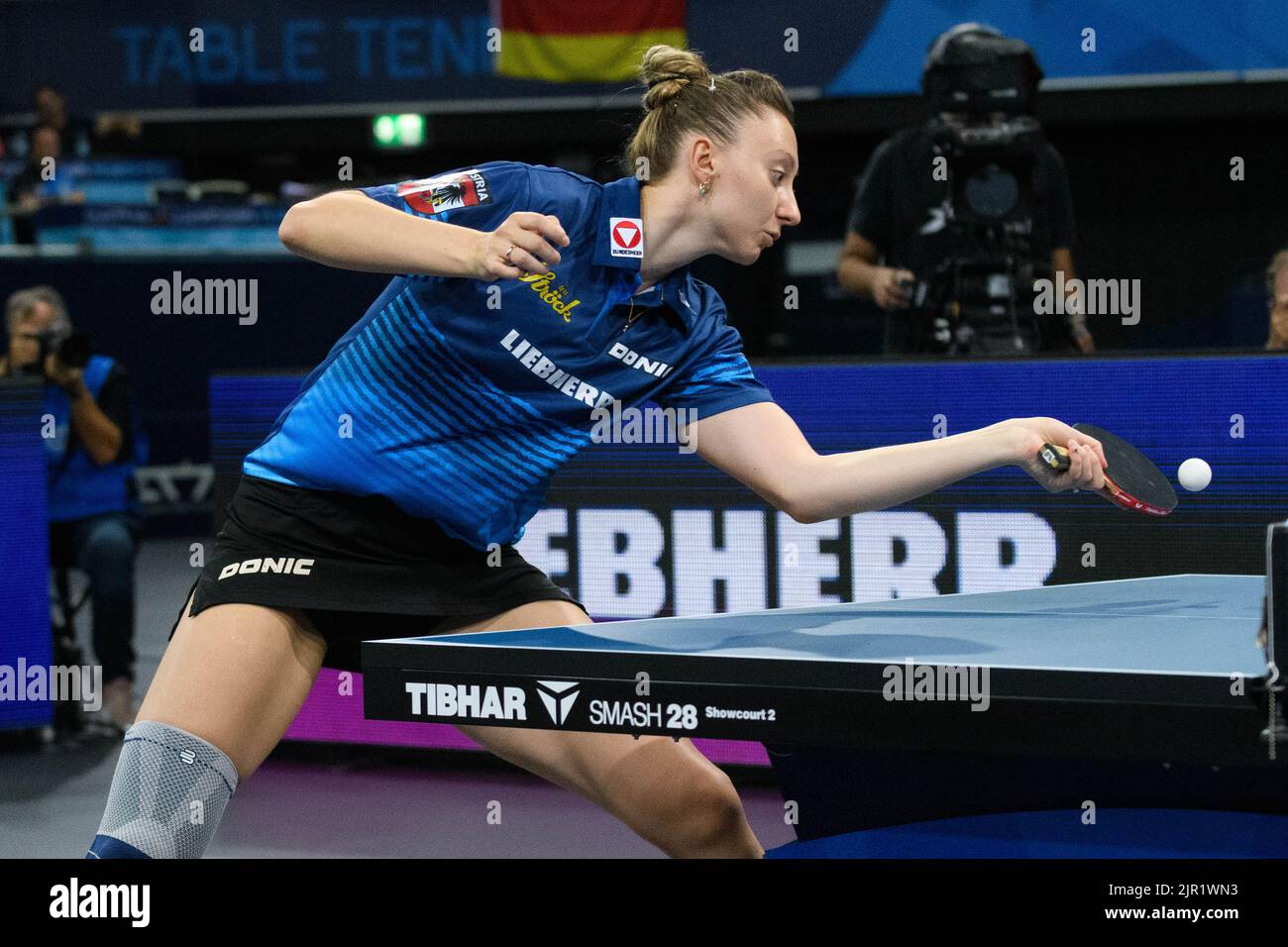 Munich, Germany. 21st Aug, 2022. Table Tennis European Championship